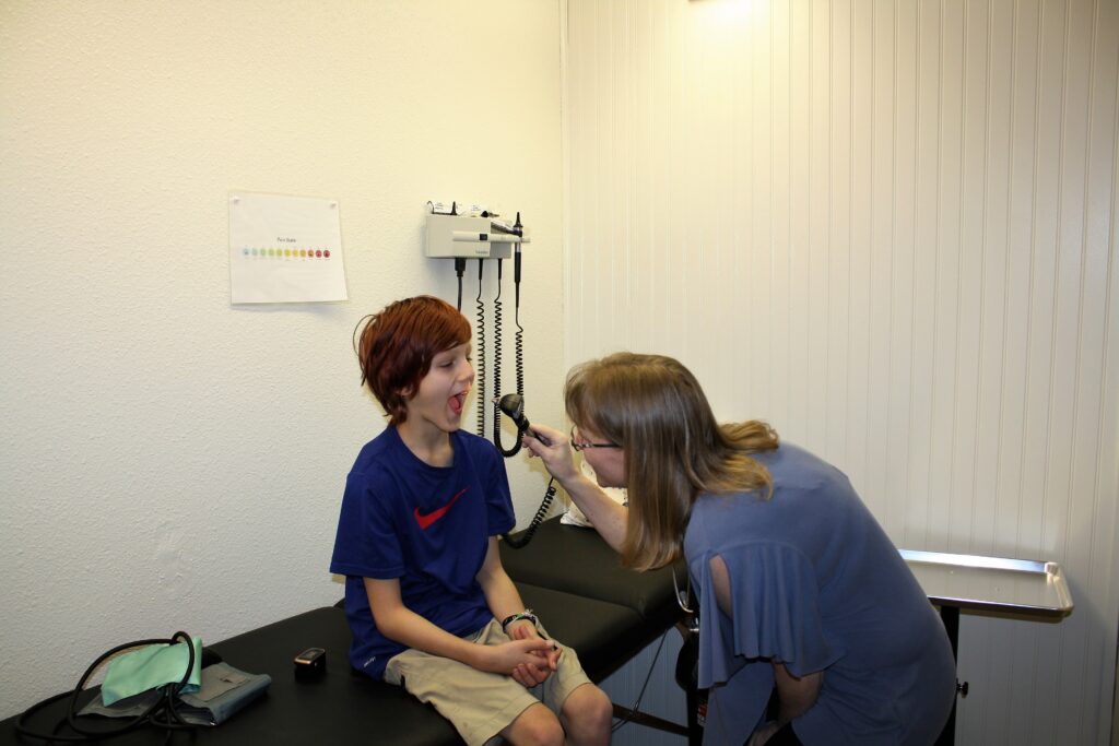 A child having a check up - Sick Visits in Sheridan, WY A child having a check up - Sick Visits in Sheridan, WY